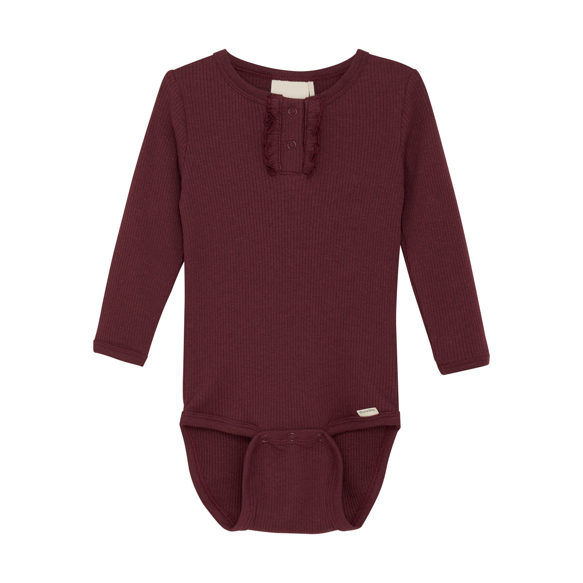 Body langarm Tencel - tawny port - nila kids
