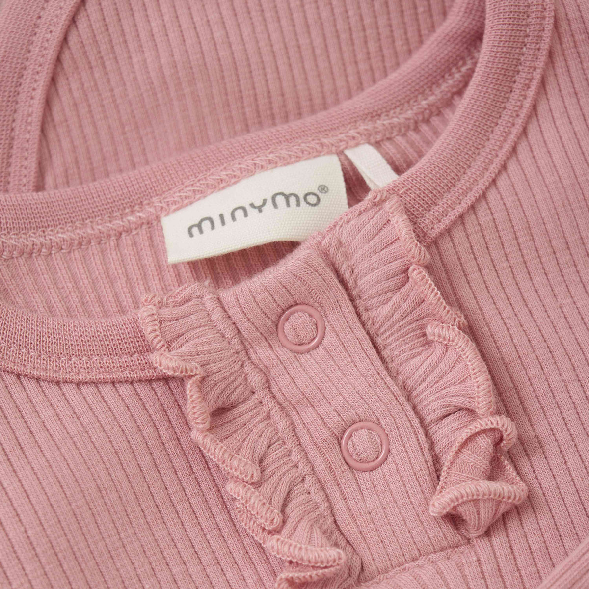 Body Langarm Rib Rosa - nila kids