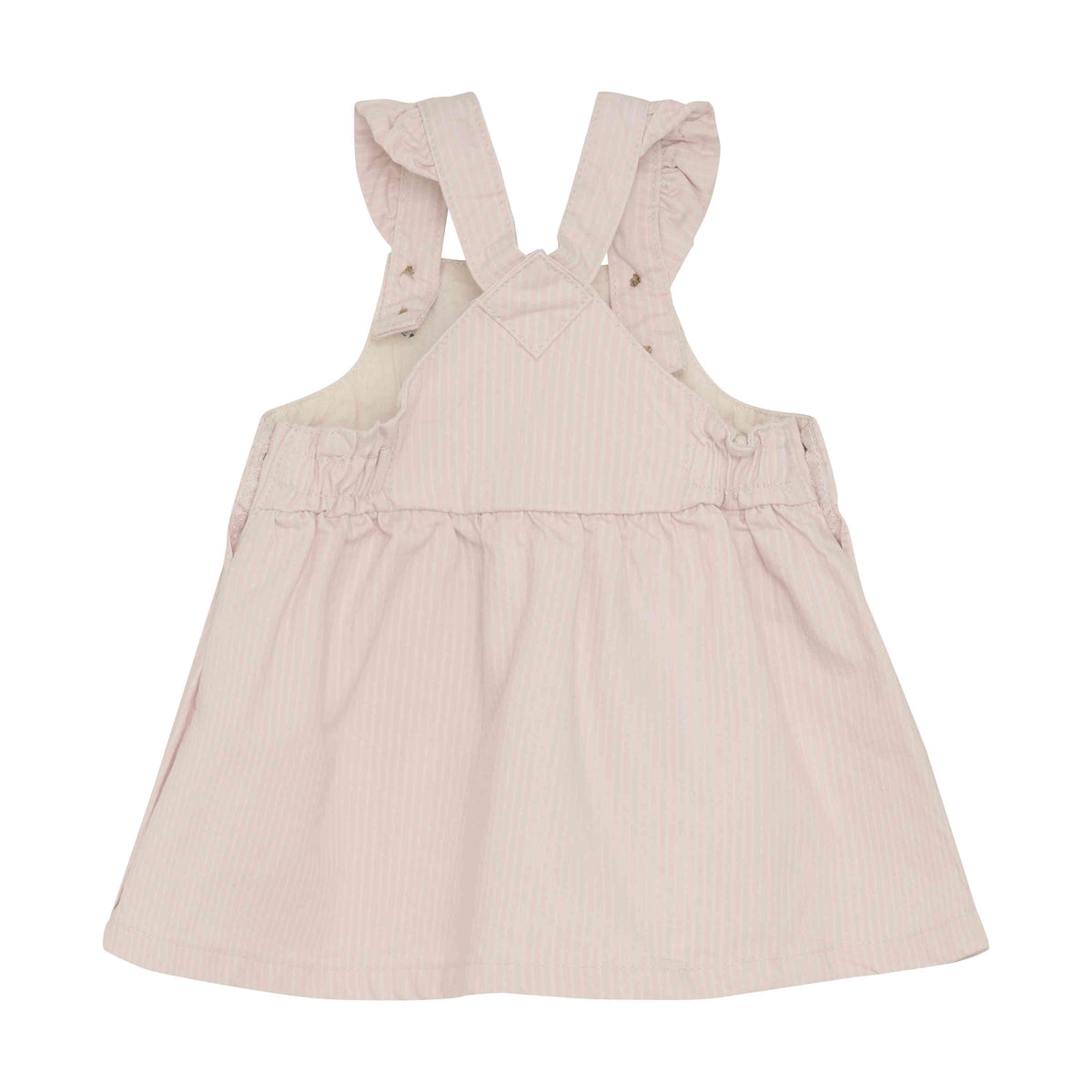 Rosa Overall-Kleid mit Rüschen - nila kids