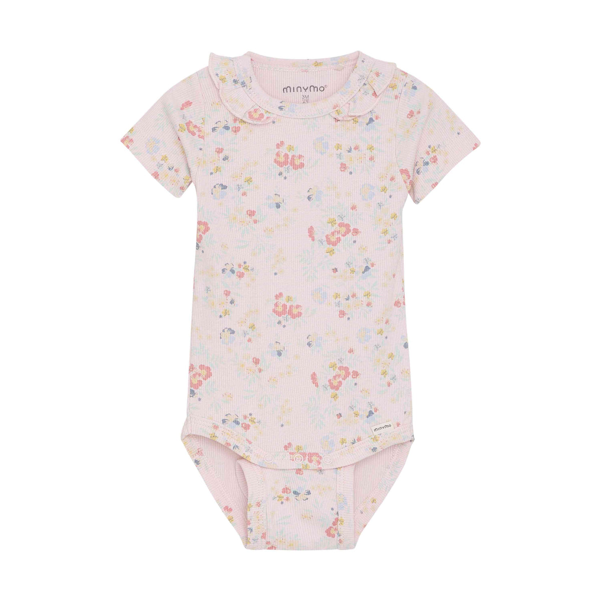 Body kurzarm aus Bambus – Blumenprint - nila kids