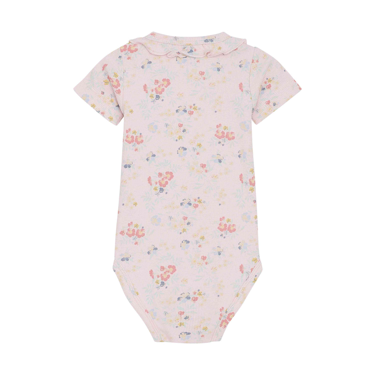 Body kurzarm aus Bambus – Blumenprint - nila kids