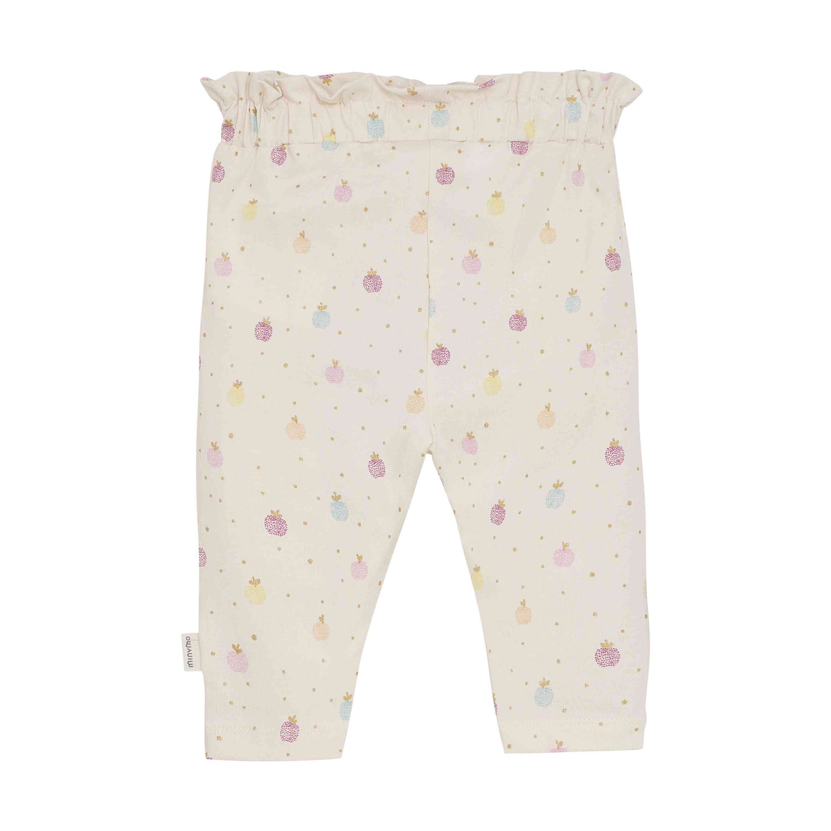 Leggings mit Rüschenbund und Glitzerprint - nila kids