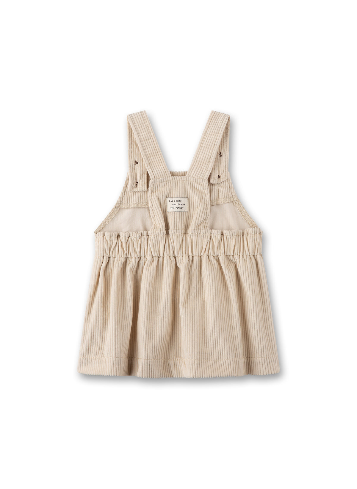 Cordkleid Latzkleid Beige - nila kids