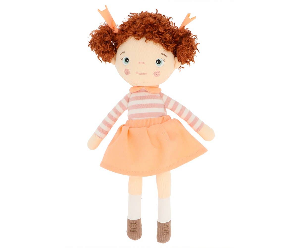 Stoffpuppe Sophia - Geschenk für Babys und Neugeborene