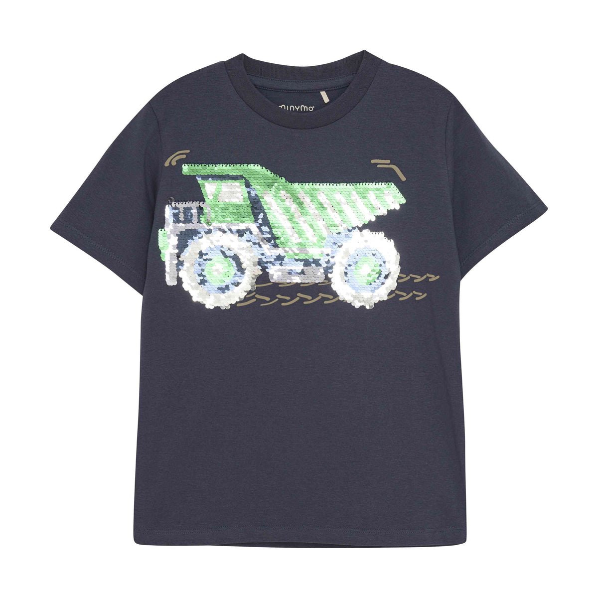 T-Shirt mit Pailletten-Lastwagen - nila kids