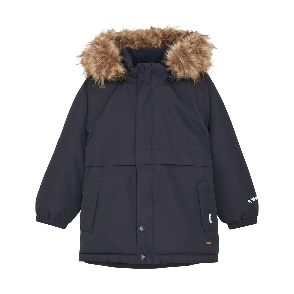 Winterjacke blau mit abnehmbare Kapuze