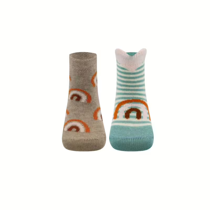Socken 2er Pack Regenbogen/Herzen - nila kids
