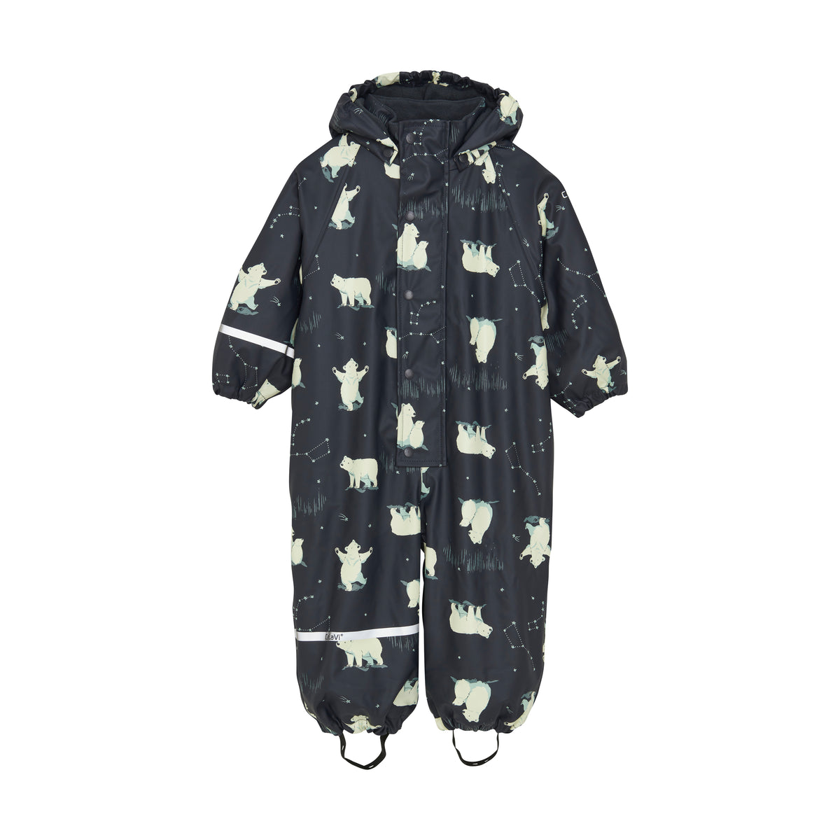 Regenanzug mit Fleece navyblue - nila kids