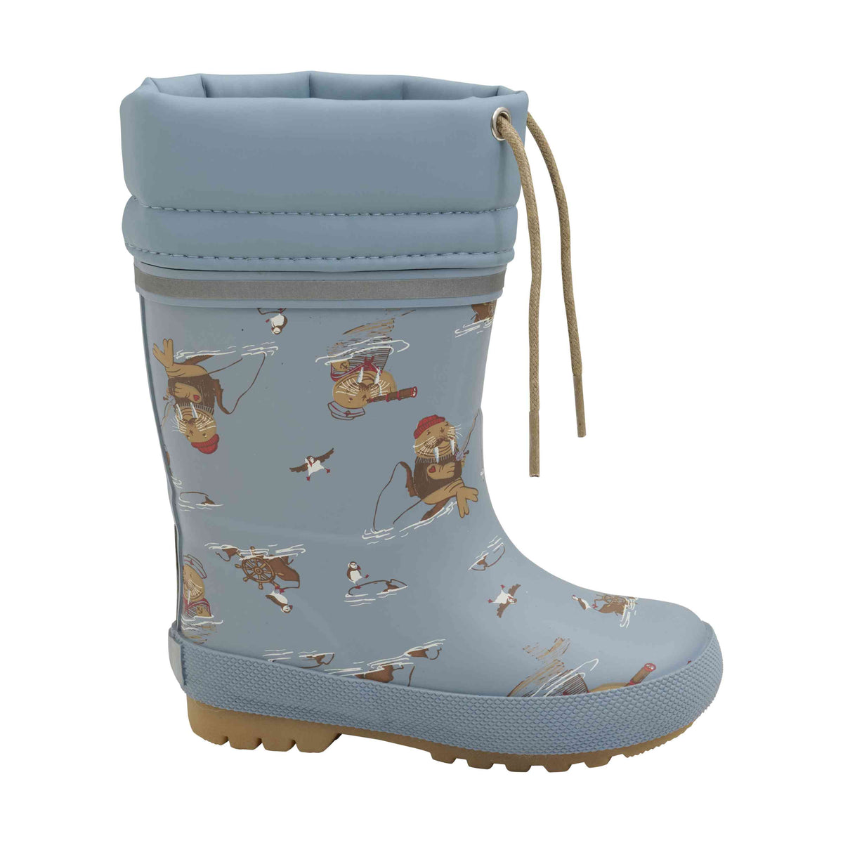 Thermogummistiefel mit Wollfutter blau - nila kids
