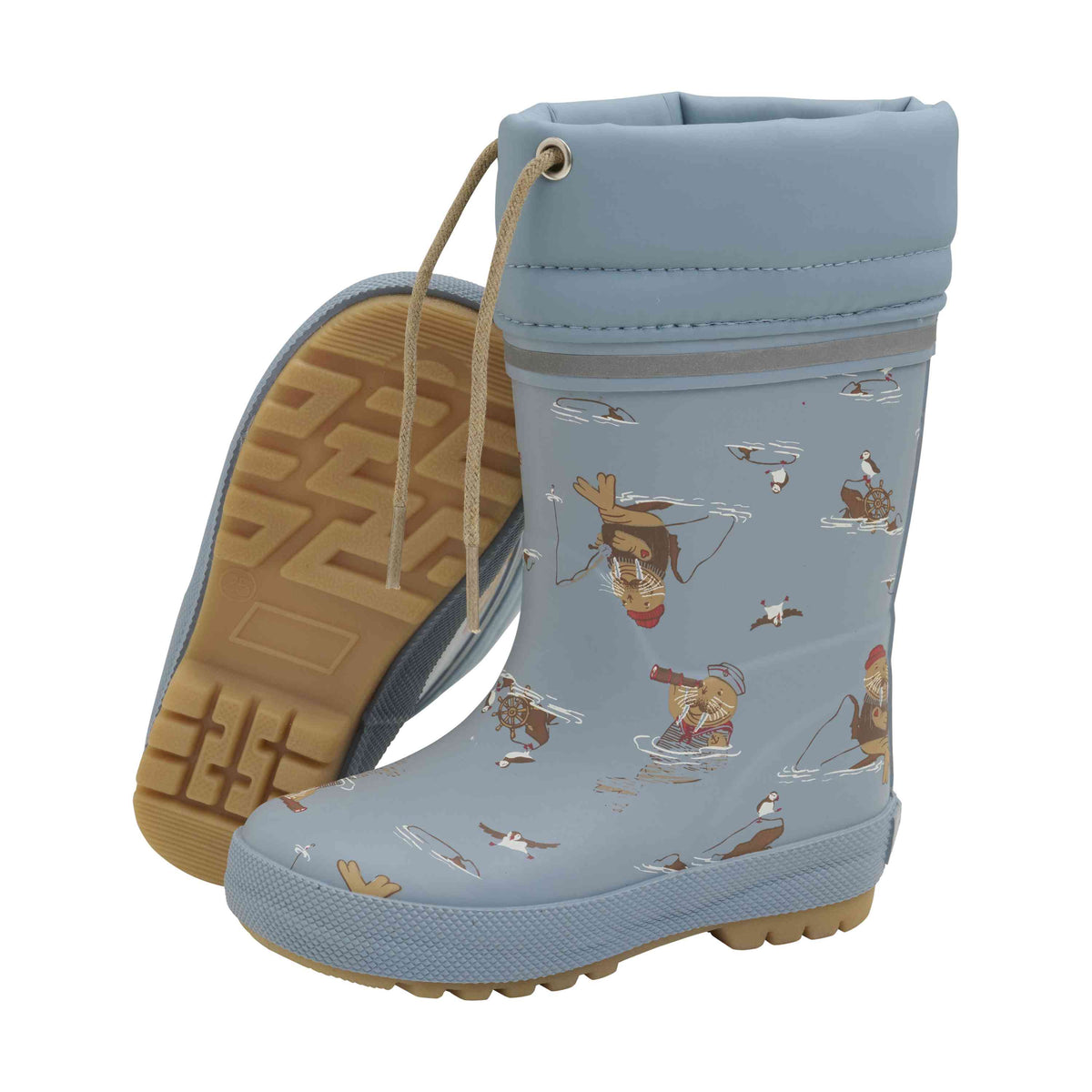 Thermogummistiefel mit Wollfutter blau - nila kids