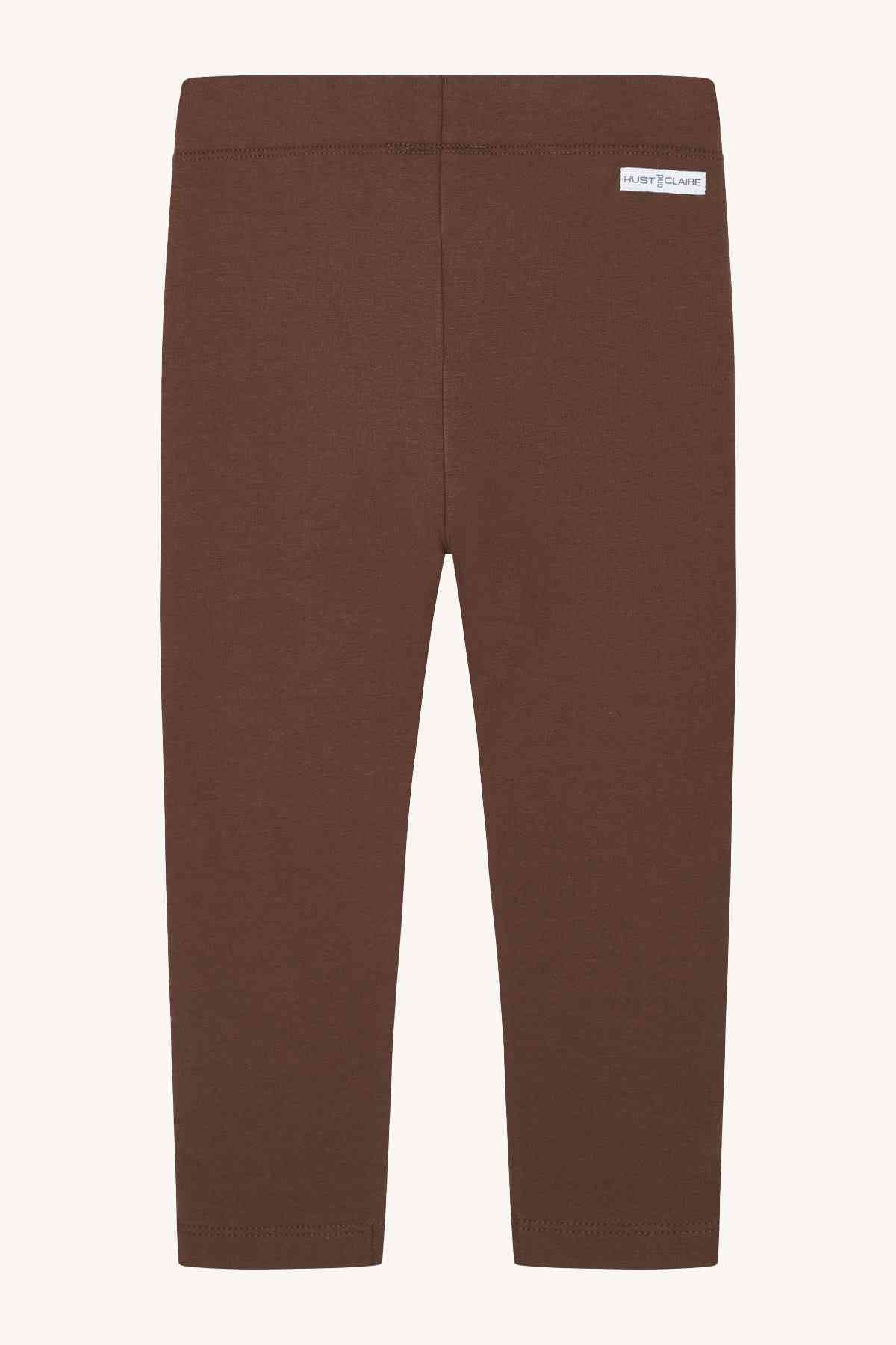 Lisa - Leggings Schleife braun - nila kids