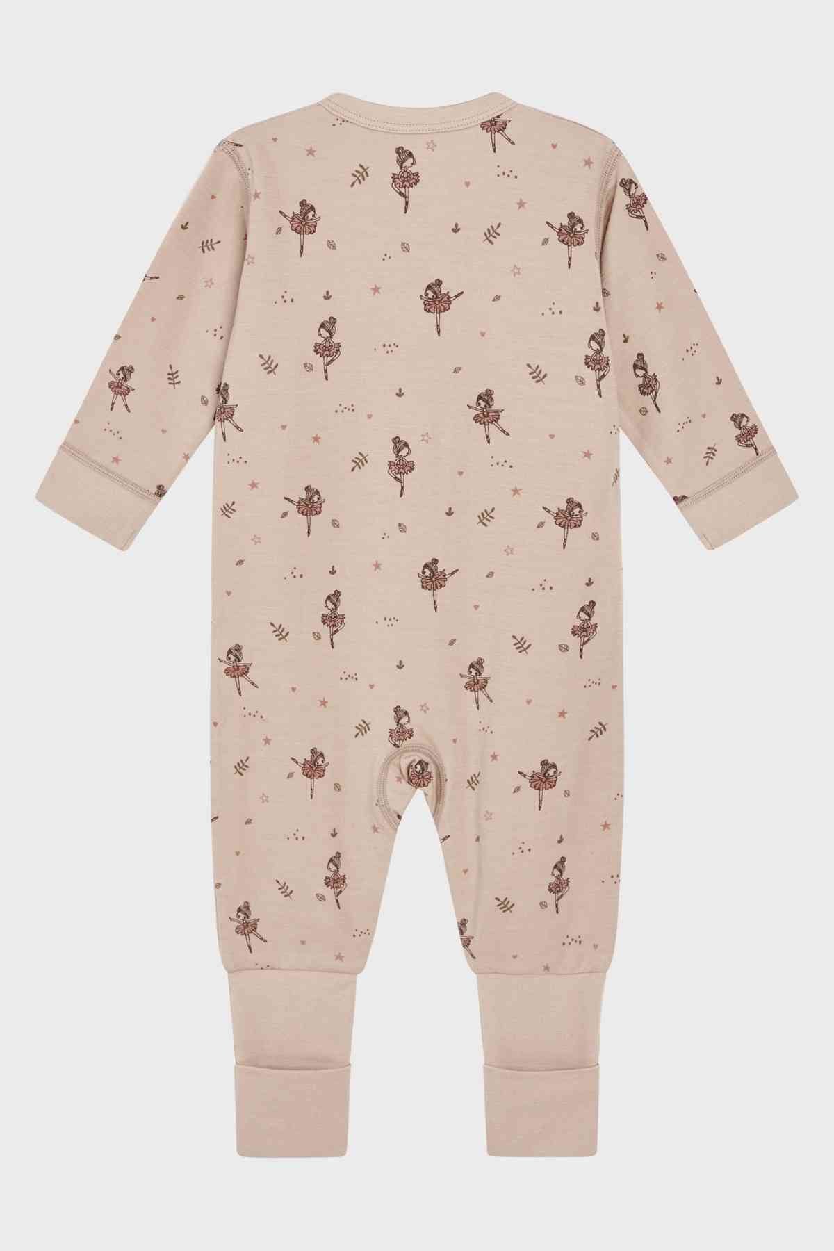 Manu - Jumpsuit langarm Wolle/Bambusviskose - nila kids