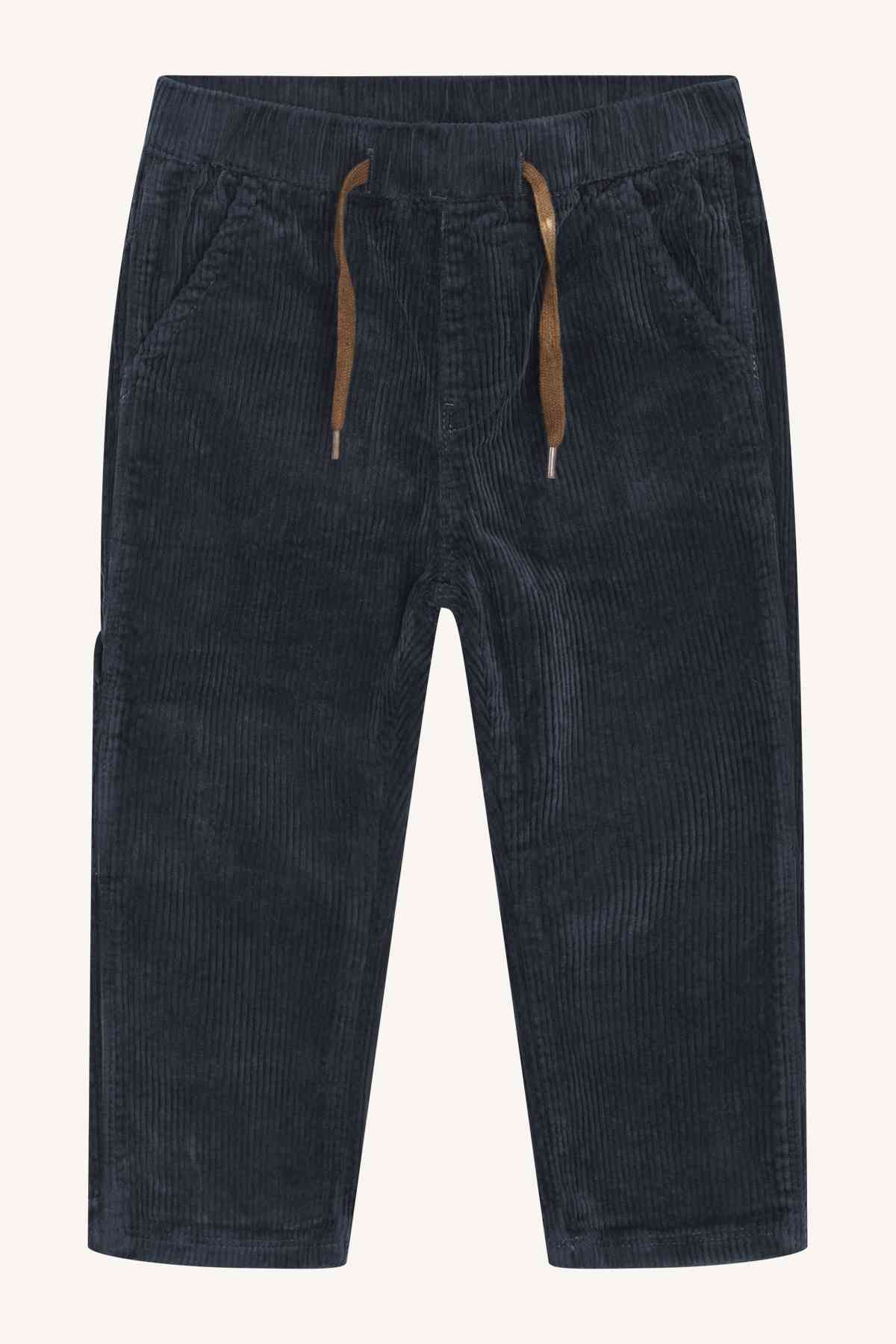 Treovor - Hosen Samt blau - nila kids