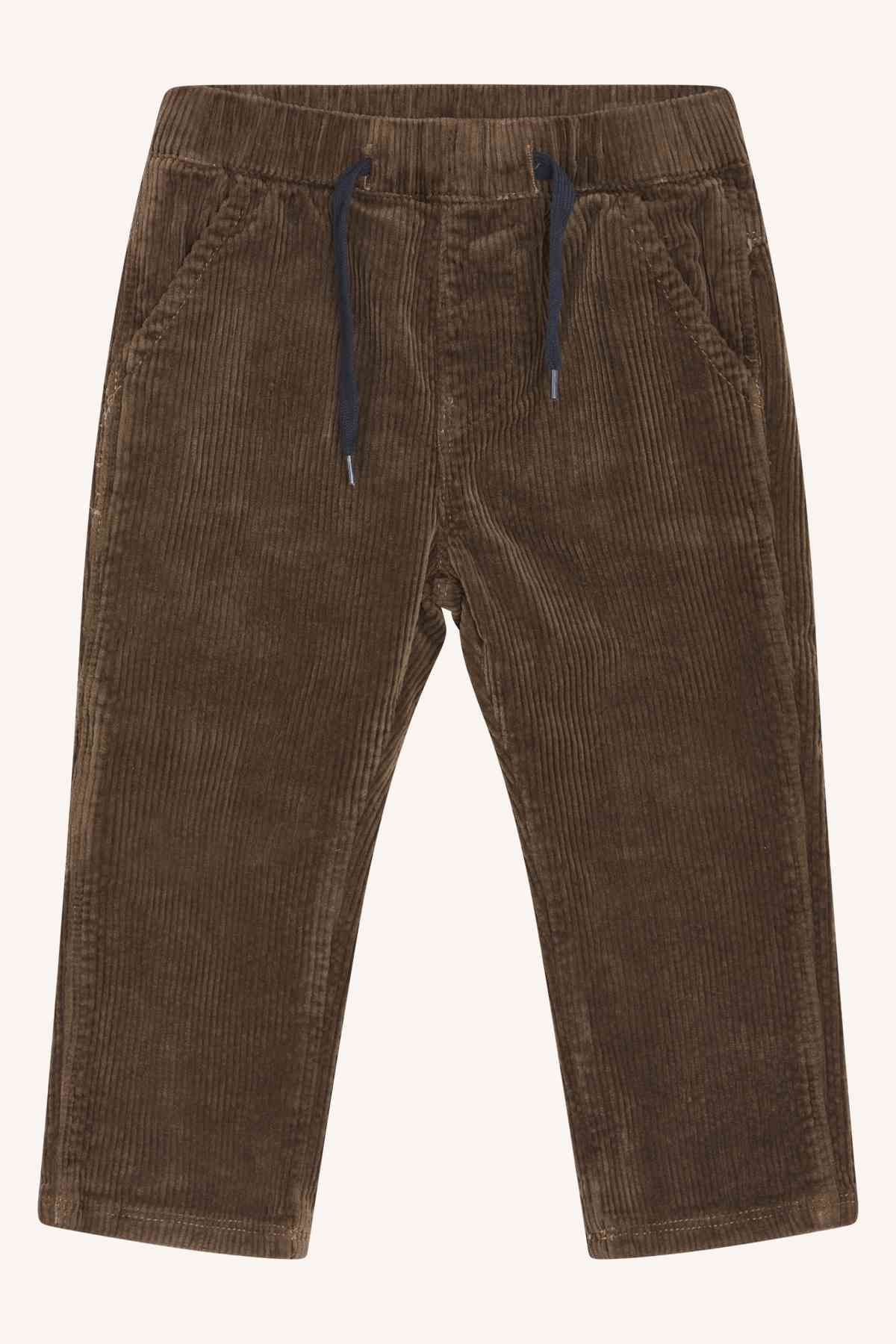 Treovor - Hosen Samt braun - nila kids