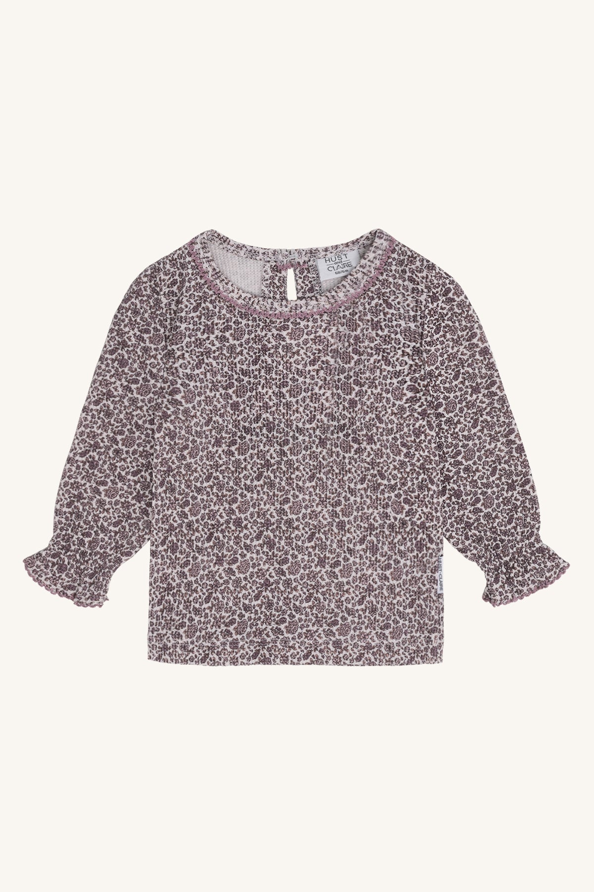 HCAriella - Langarmshirt Waffelpiqué Blumenmuster - nila kids