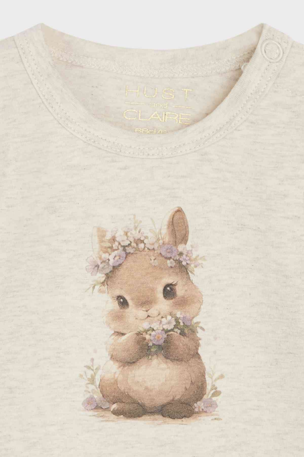 HCBritt - Langarmbody Hase - nila kids