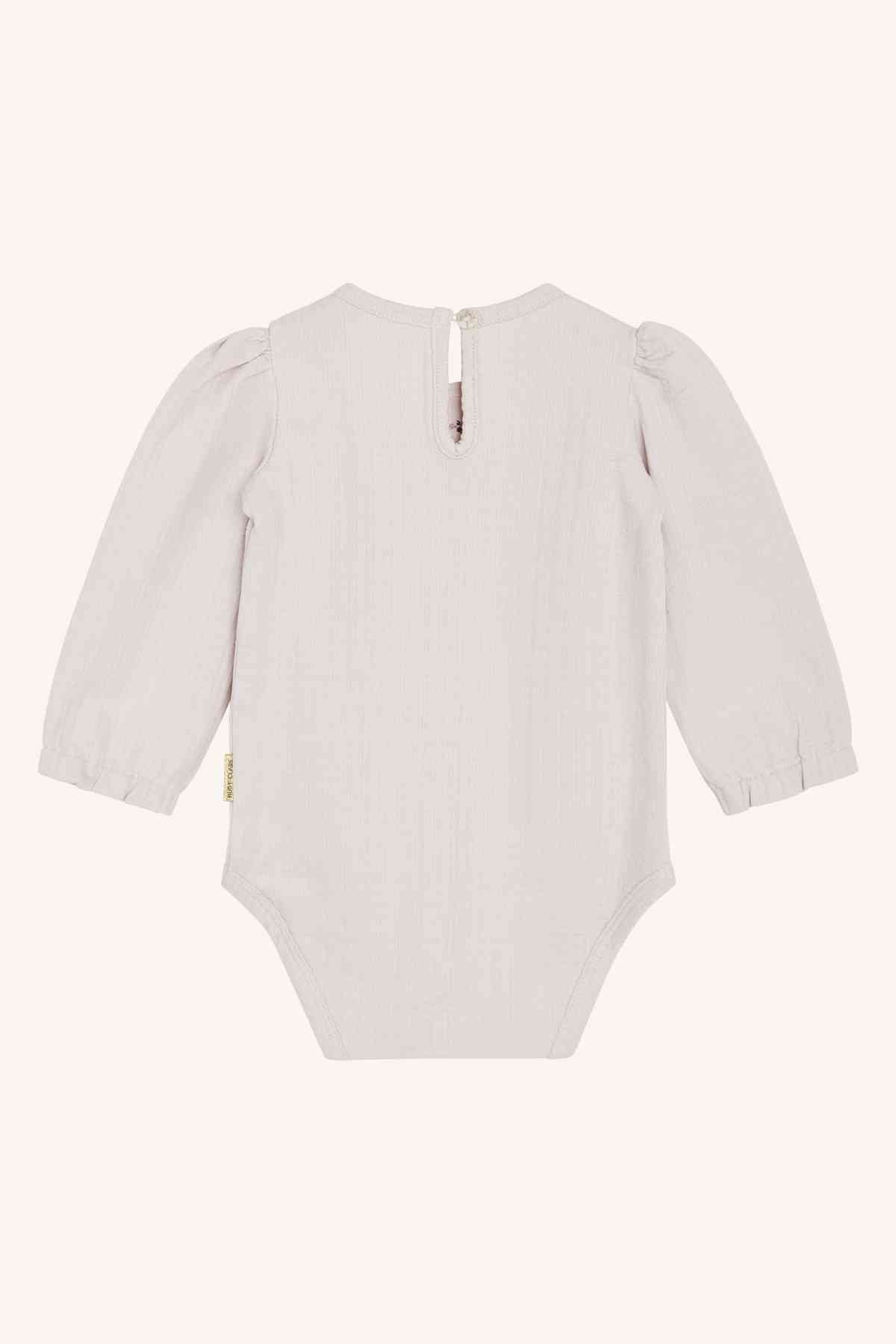 HCBri - Langarmbody Jersey Tüllblumen - nila kids