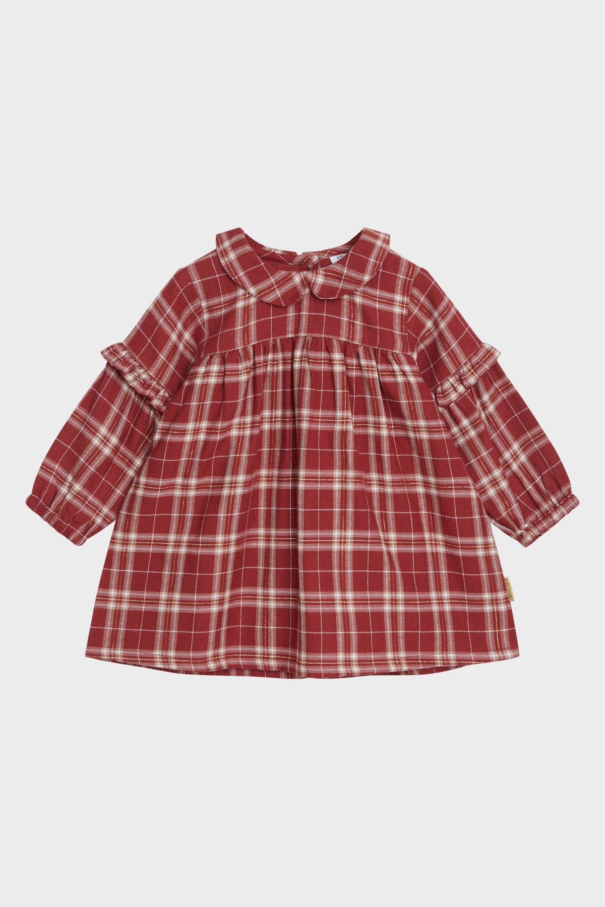 HCKristel - Langarmkleid kariert Bambus - nila kids