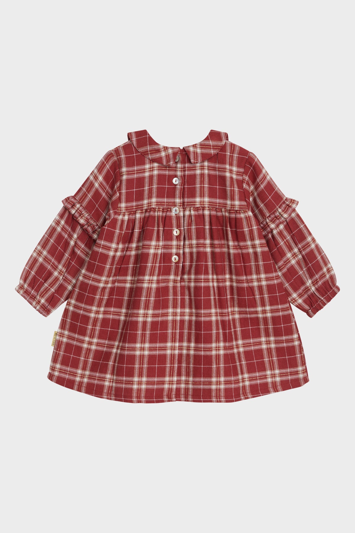 HCKristel - Langarmkleid kariert Bambus - nila kids