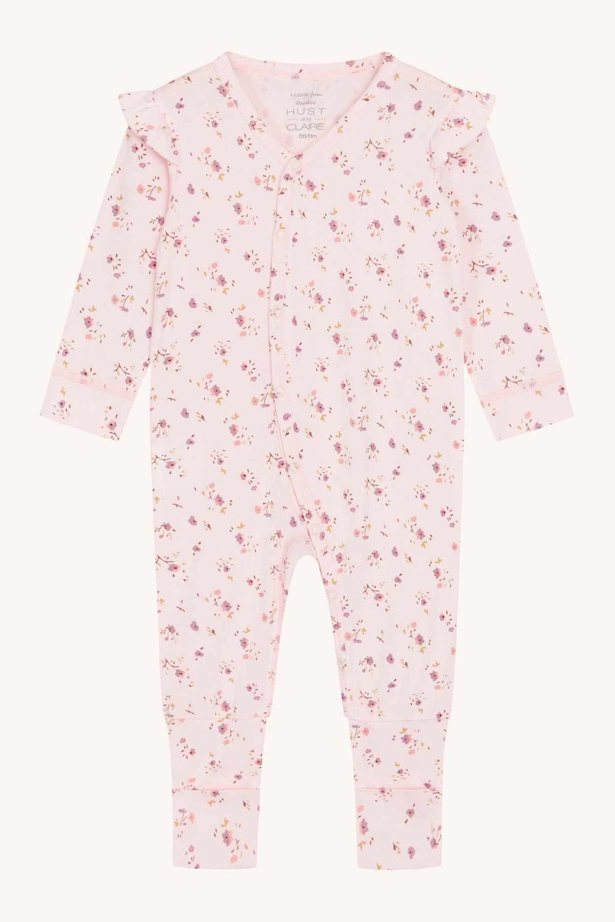 HCMulle – Baby-Schlafanzug aus Bambusviskose mit floralem Print - nila kids