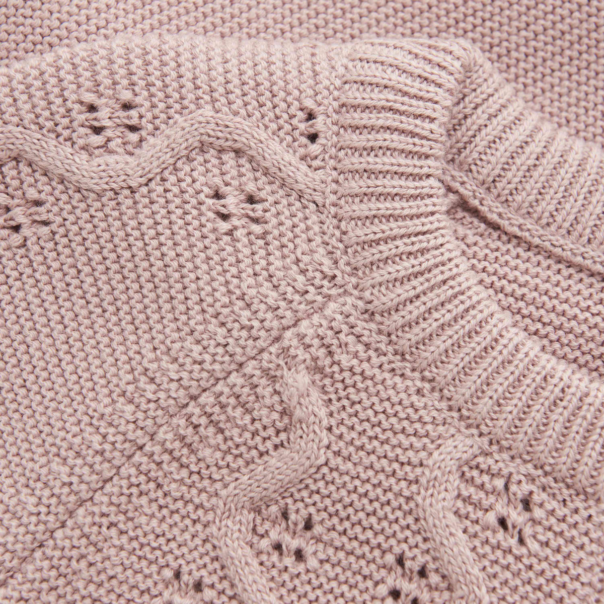 Strickjacke rosa GOTS