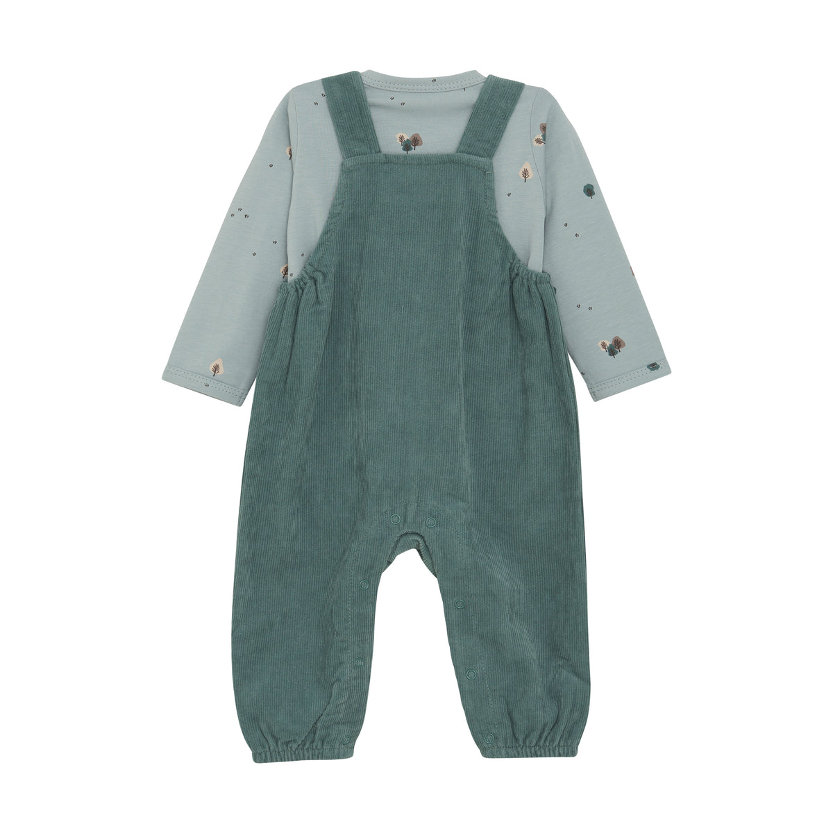 Body mit Cord-Strampler grün - nila kids