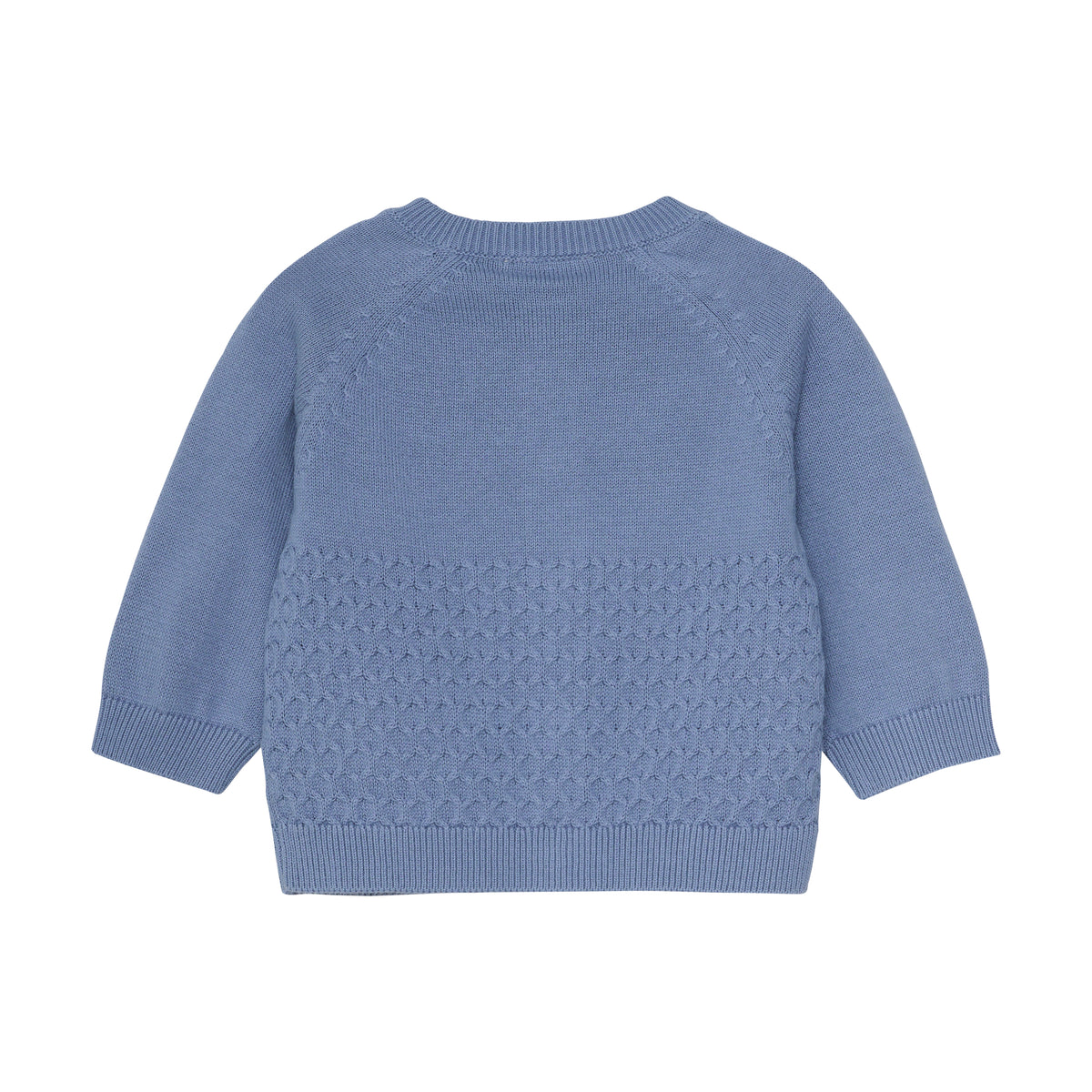 Cardigan gestrickt blau