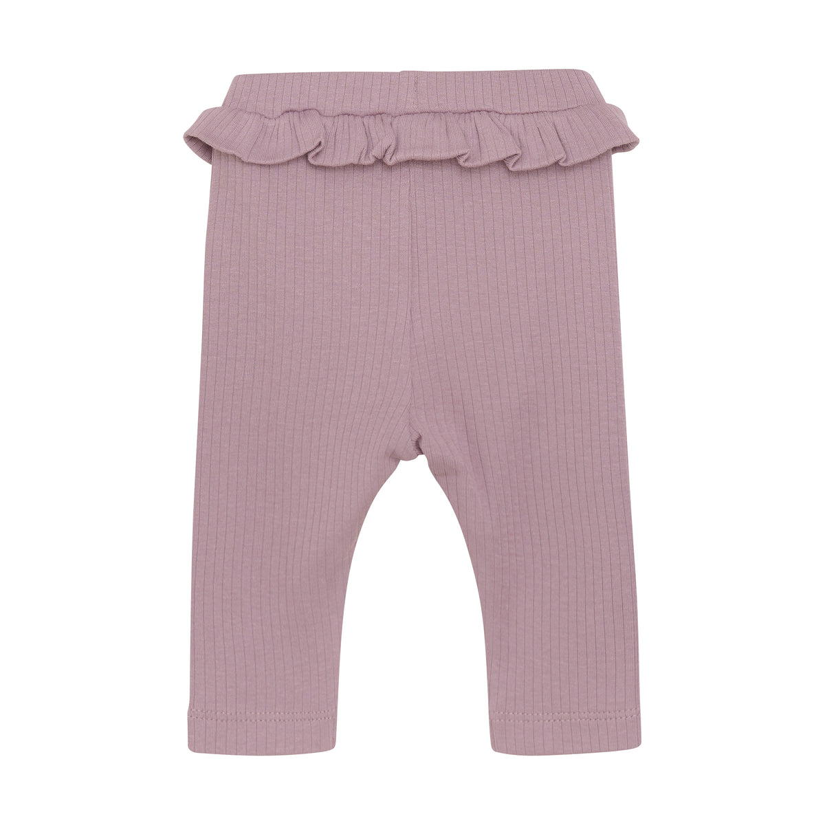 Baby-Leggings mit Rüsche – lila