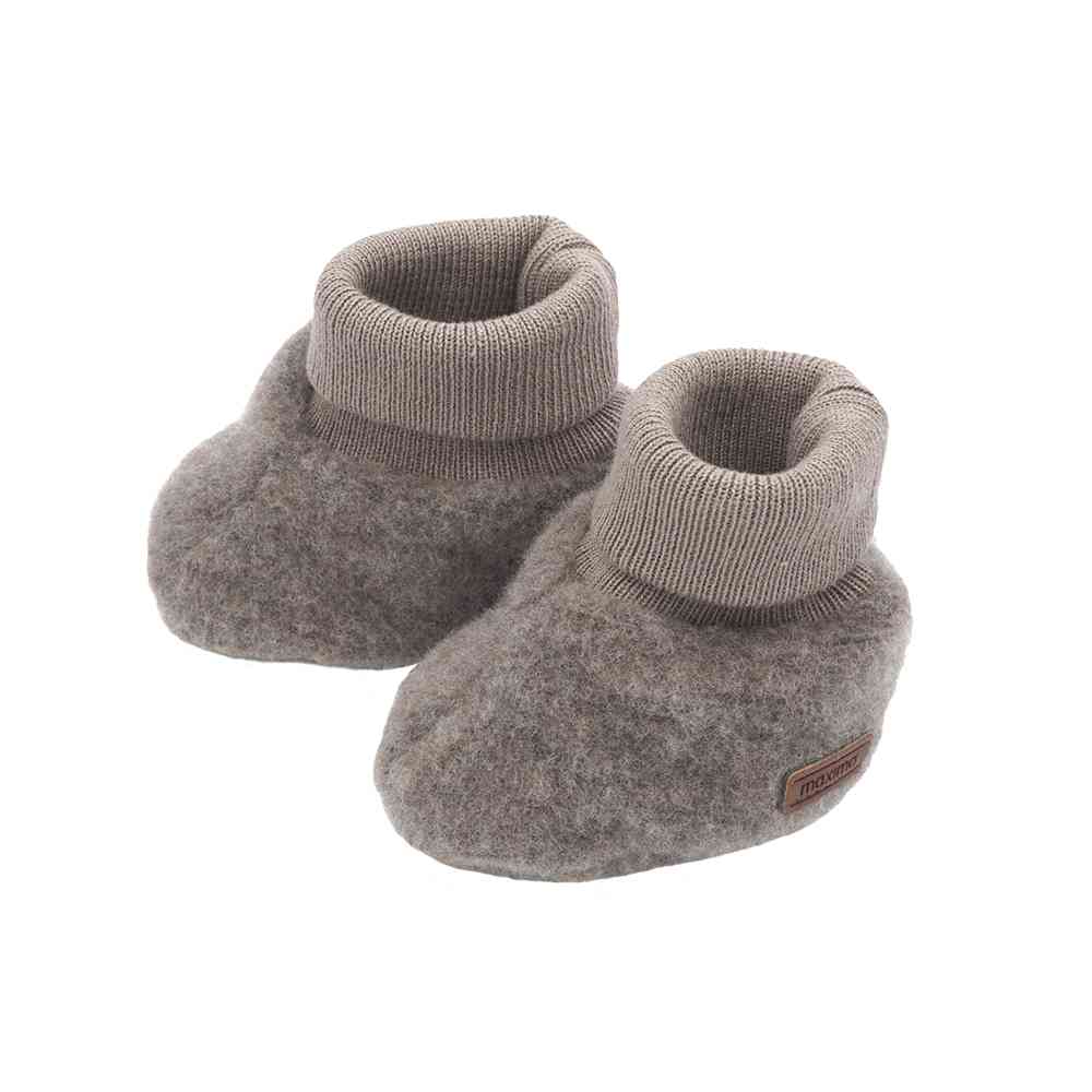 Schuhe Wollfleece mit Strickbund - nila kids