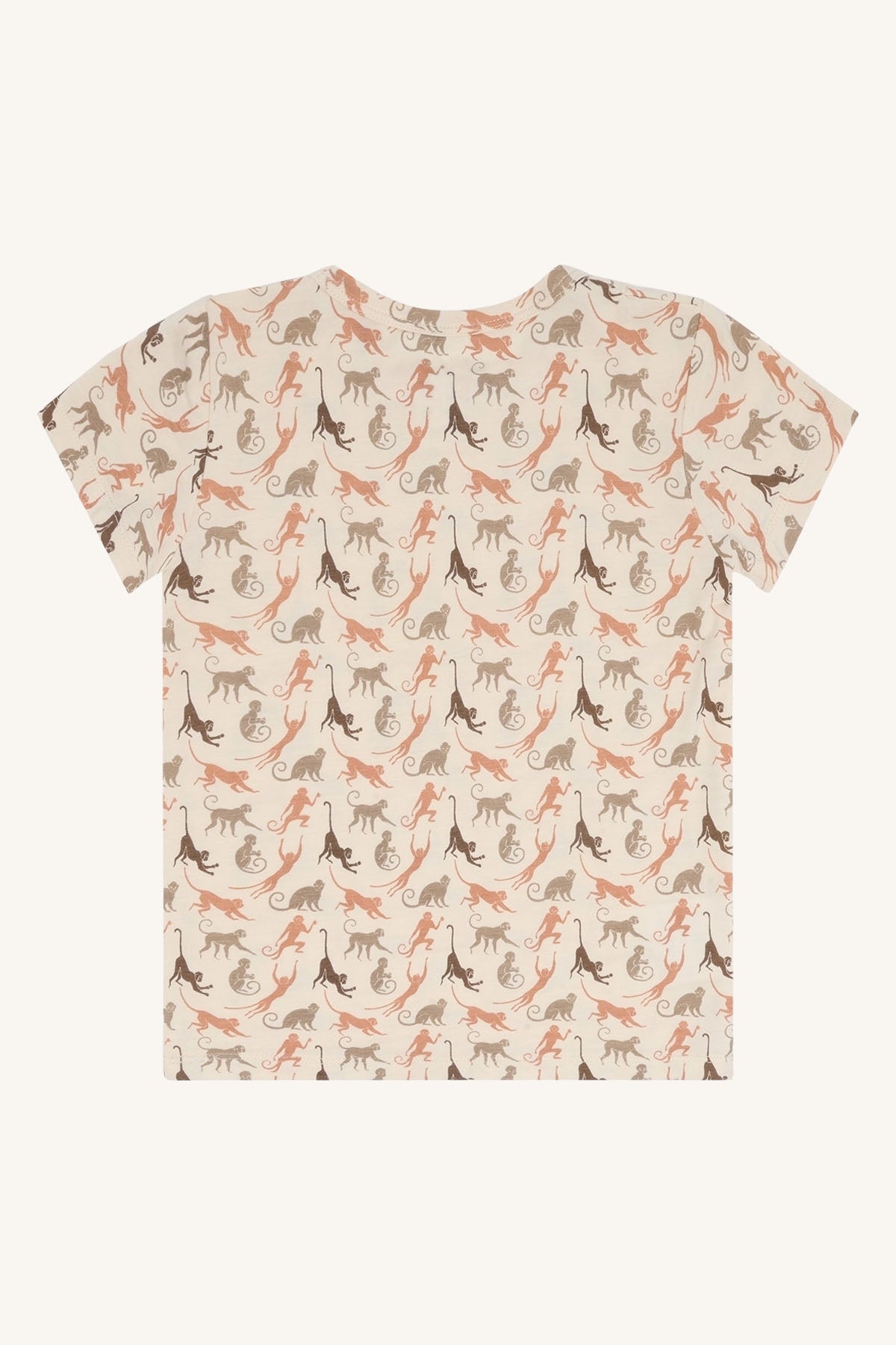 HCAustin Monkey Sun Bambus T-Shirt Sandshell - nila kids