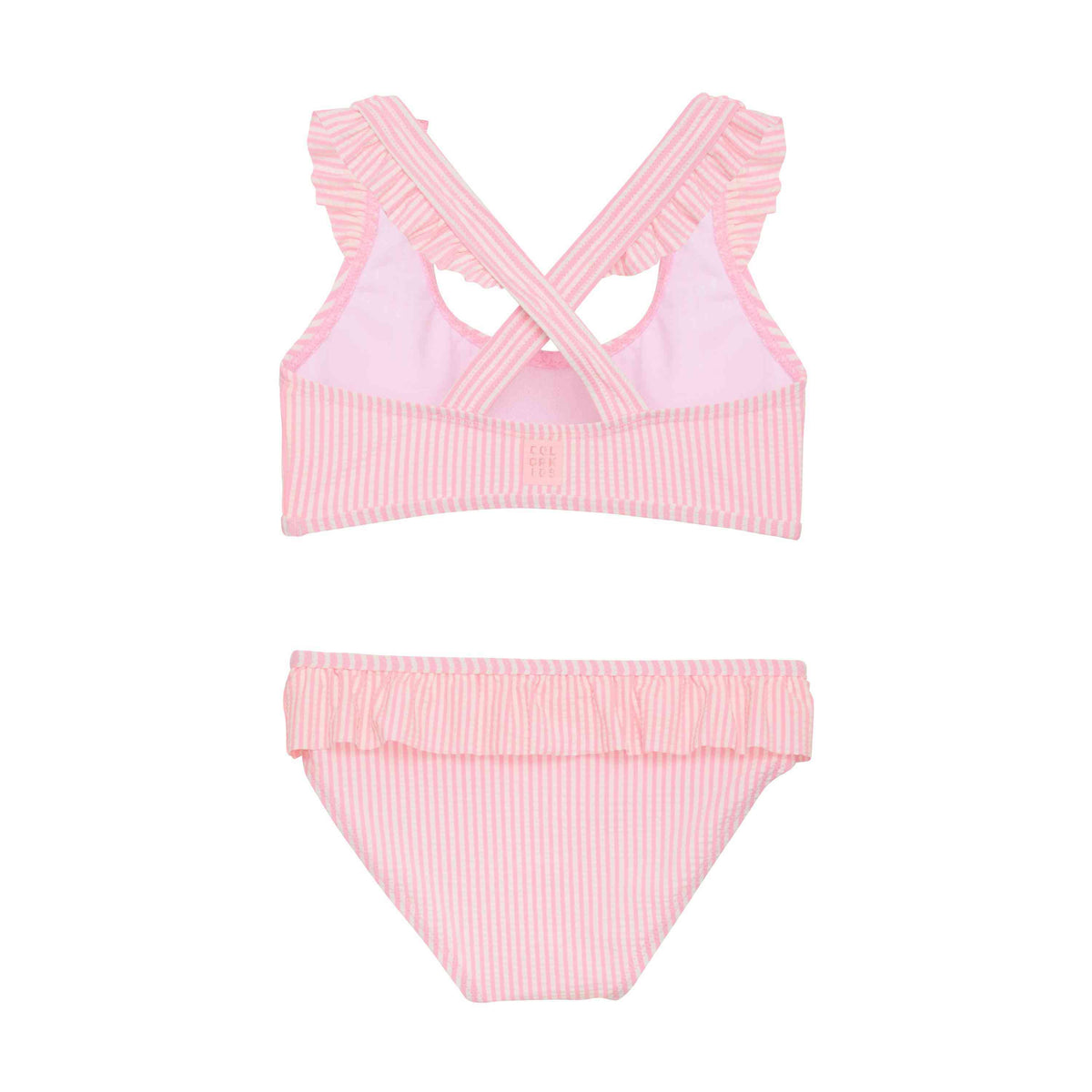 Color Kids - Bikini W. Skirt Seersucker - nila kids