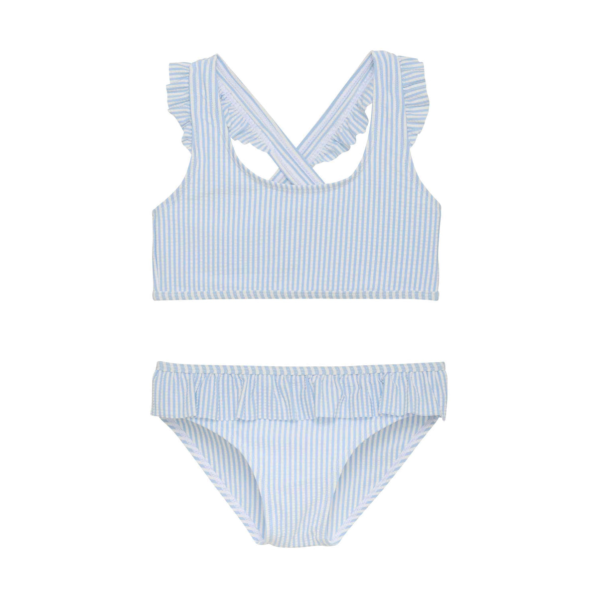 Color Kids - Bikini W. Skirt Seersucker - nila kids