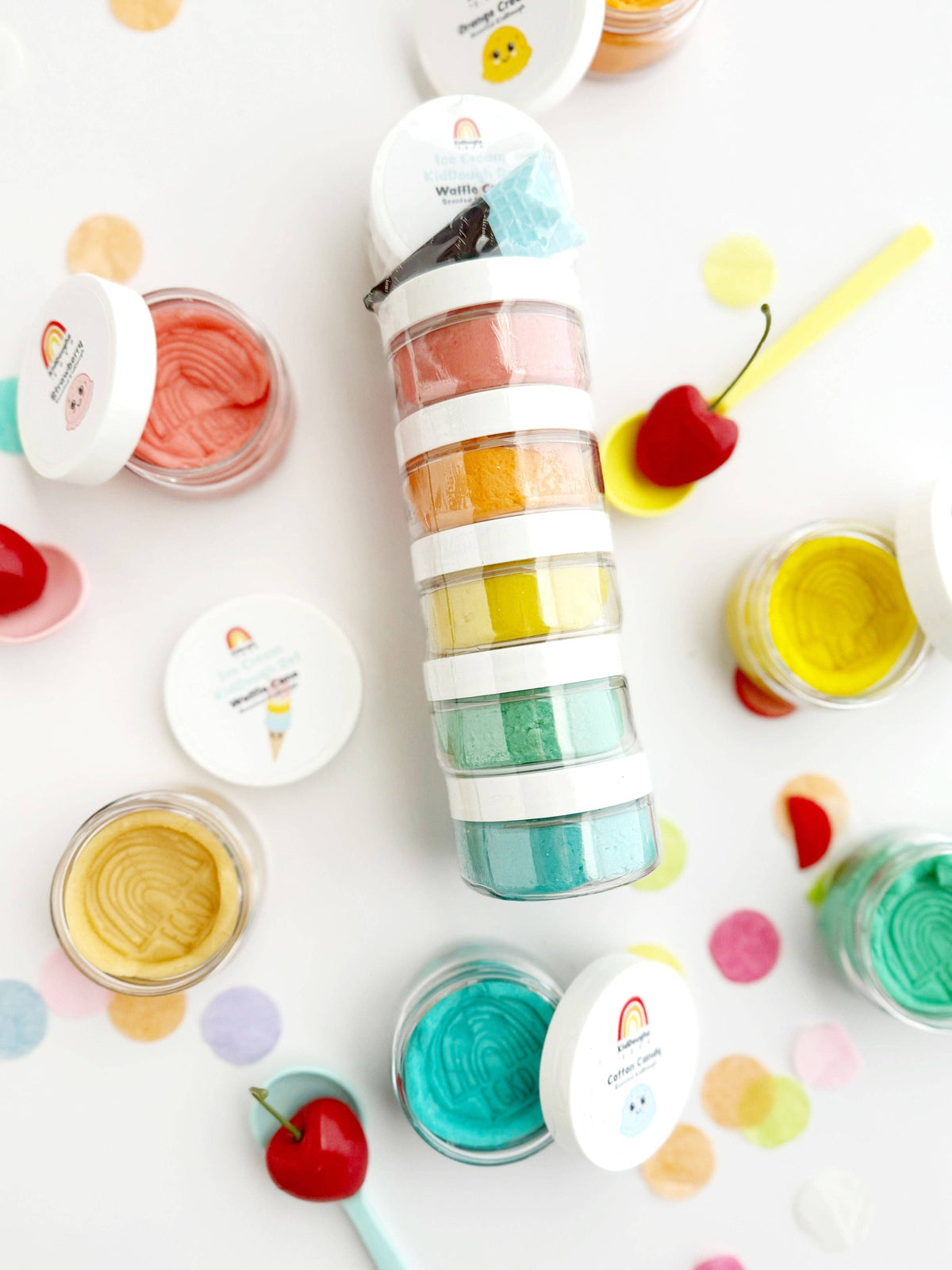 Ice Cream Mini KidDough Rainbow Set - nila kids