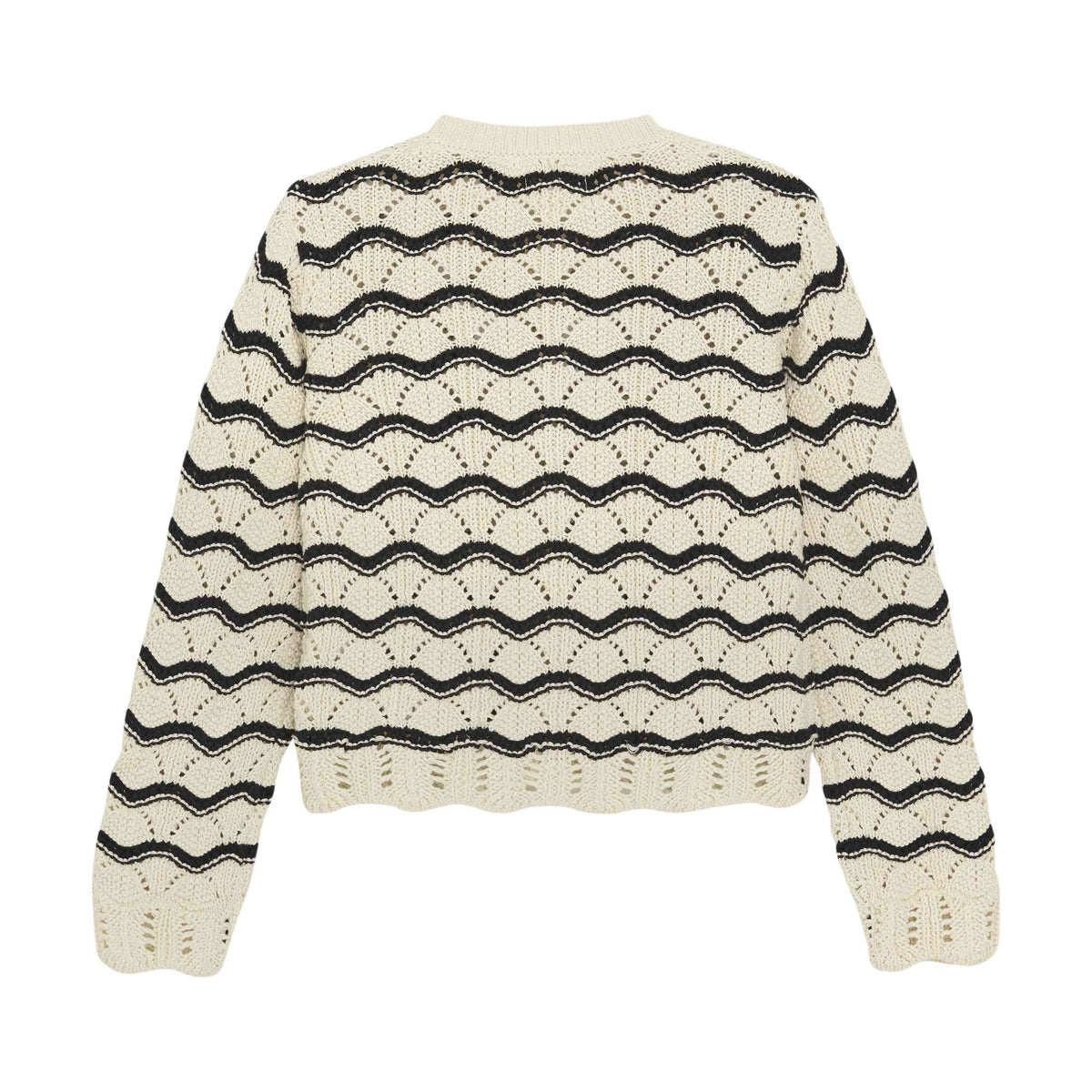 Strickjacke Lochmuster GOTS - nila kids