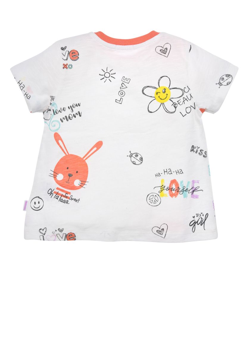 Baby T-Shirt „be happy“ – Fröhlichkeit zum Anziehen - nila kids