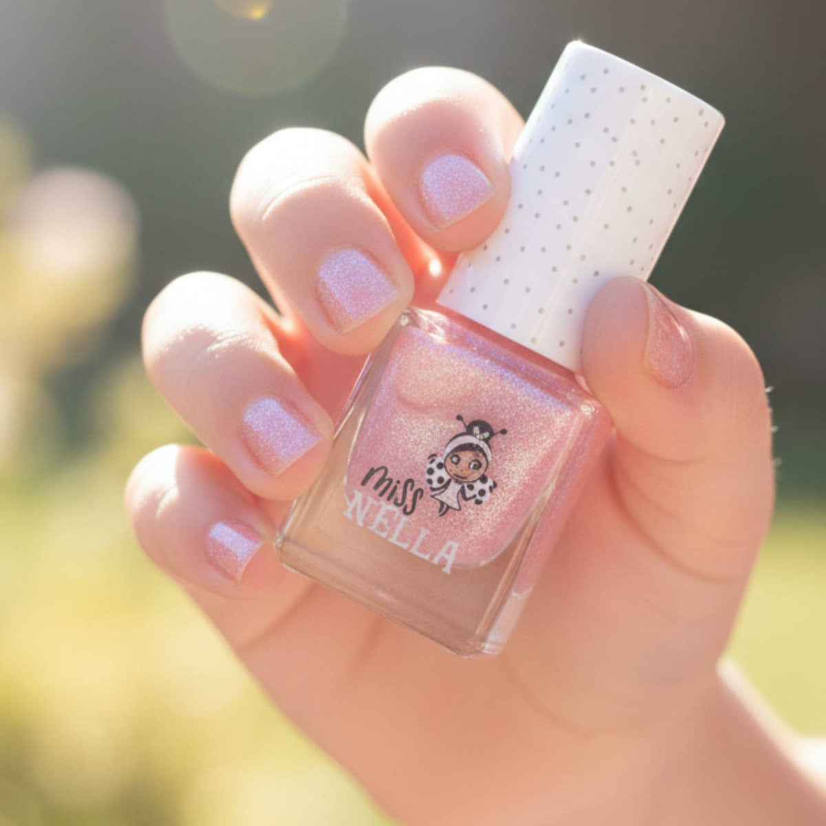 Itsy Glitzy Hippo Kinder Abziehbarer Geruchloser Nagellack - nila kids