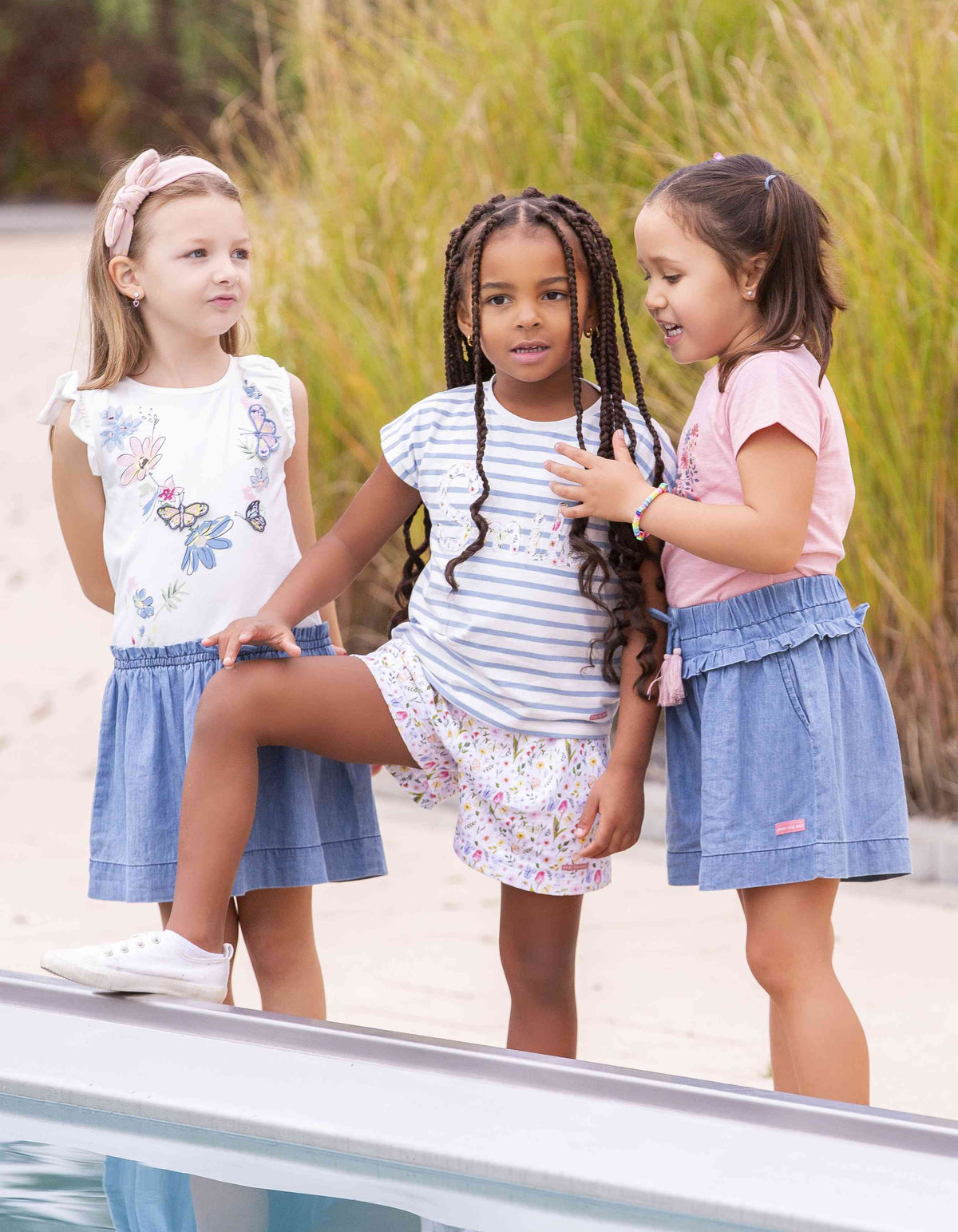 Kleid mit Flügelärmeln Pferdeallover - nila kids