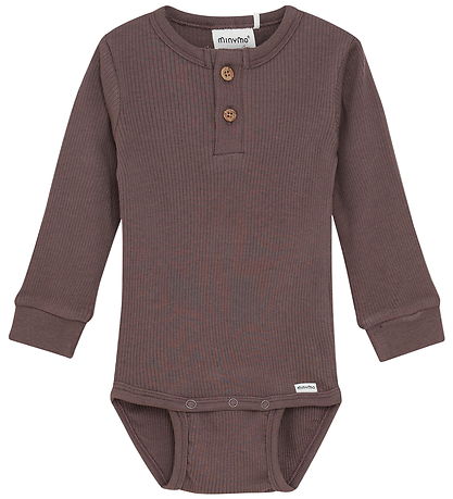 Body langarm Tencel - Chocolate Chip - nila kids