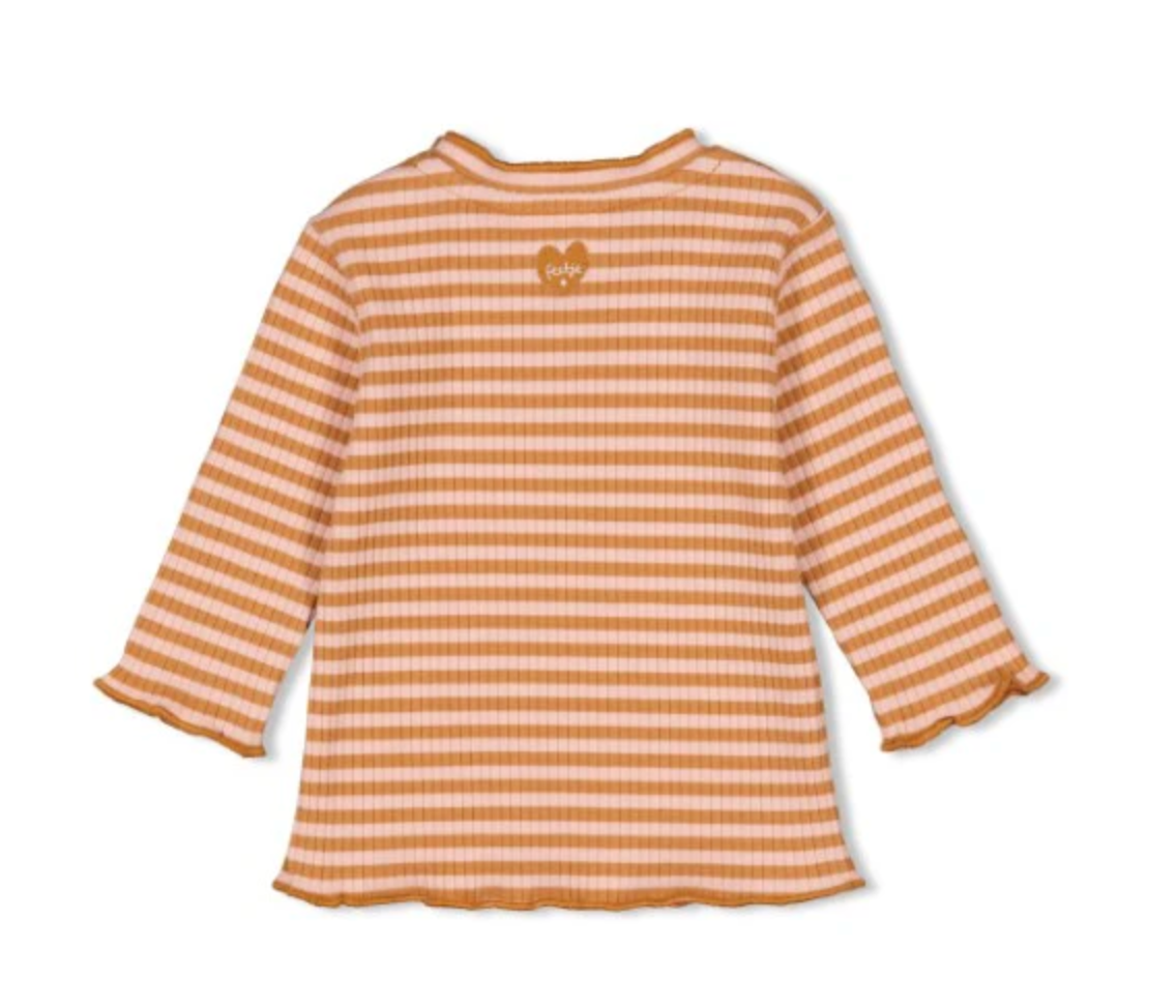 Baby-Set "My Happy Place" – Latzhose mit Shirt in warmen Naturtönen - nila kids