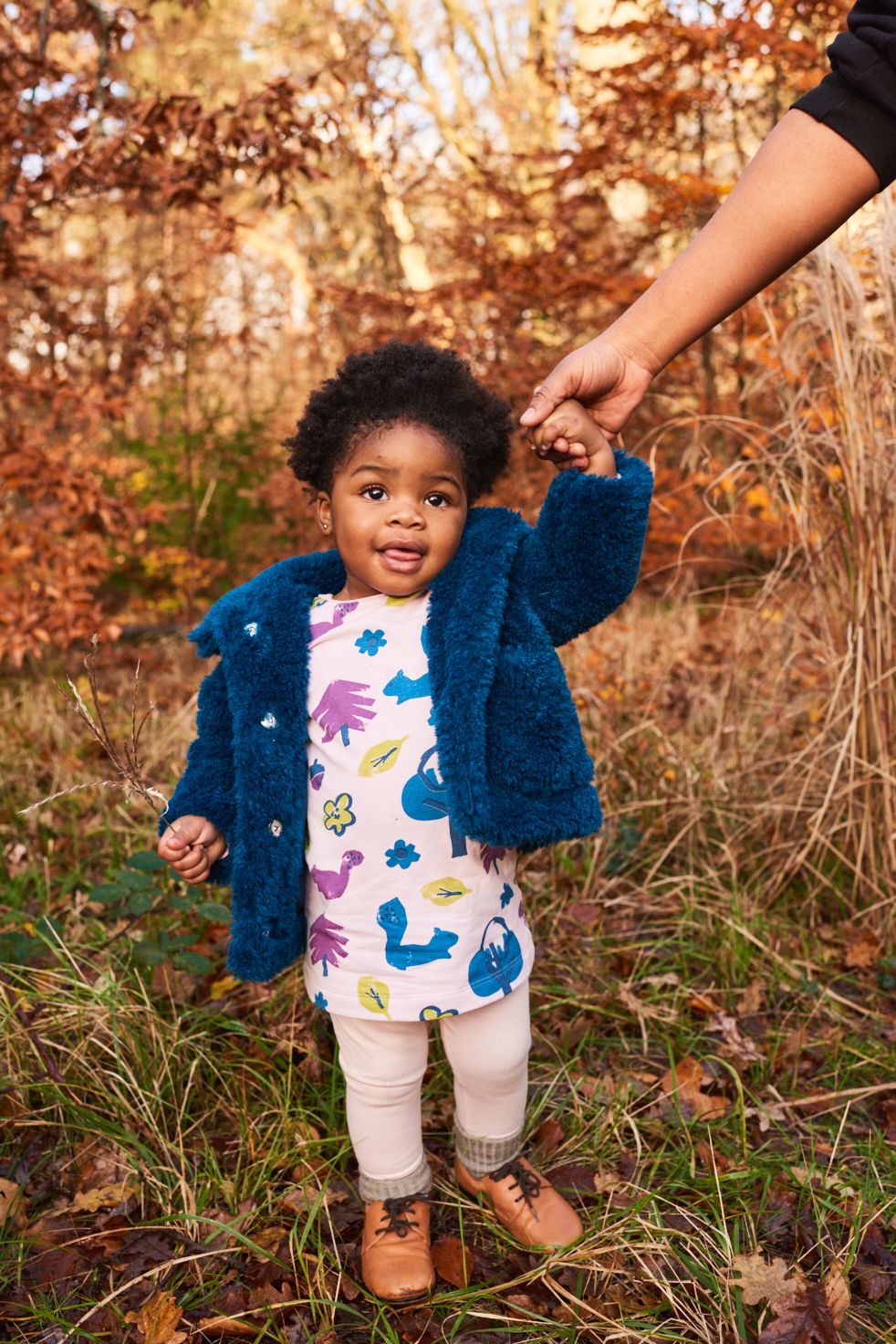 Baby Sweat Kleid Eichhörnchen GOTS - nila kids