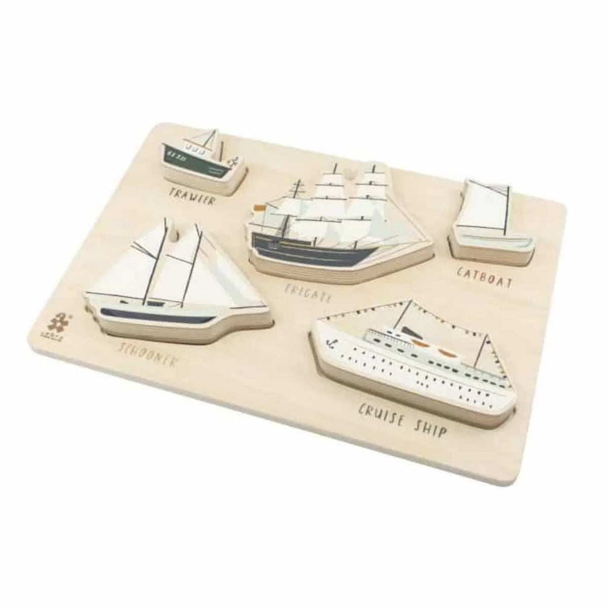 Kräftiges Puzzle aus Holz - nila kids