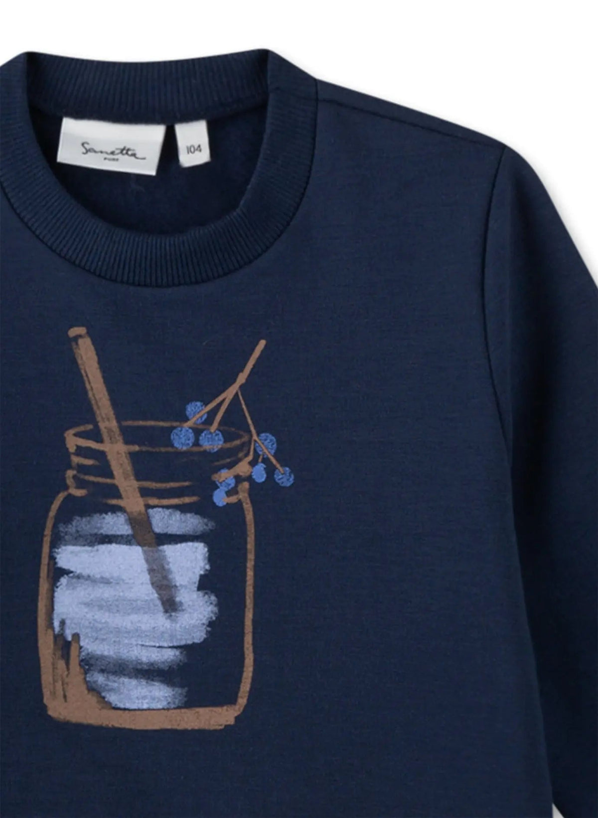 Sweatshirt GOTS blau