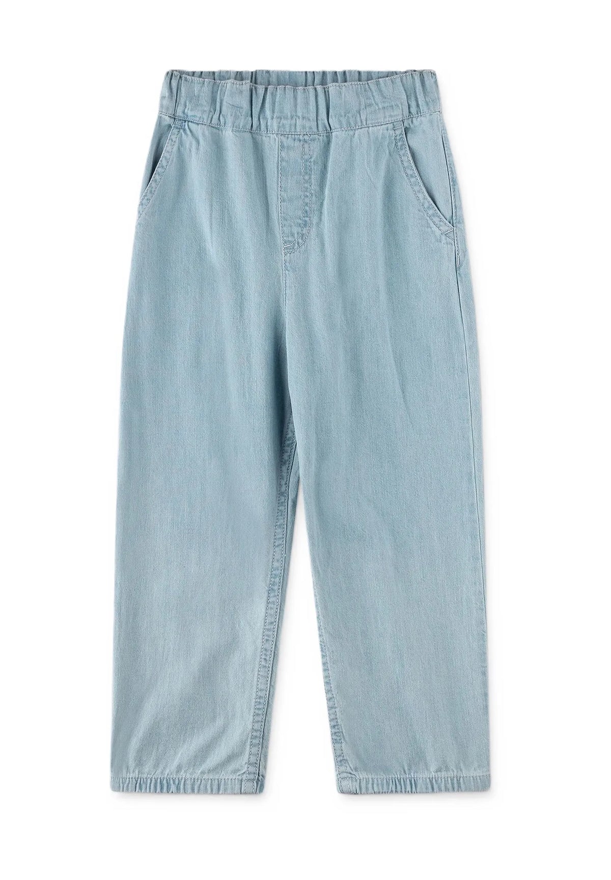 Mädchen-Jeans blau