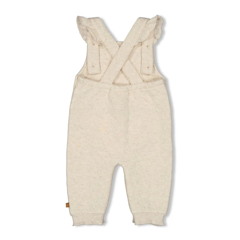 Baby-Set "My Happy Place" – Latzhose mit Shirt in warmen Naturtönen - nila kids