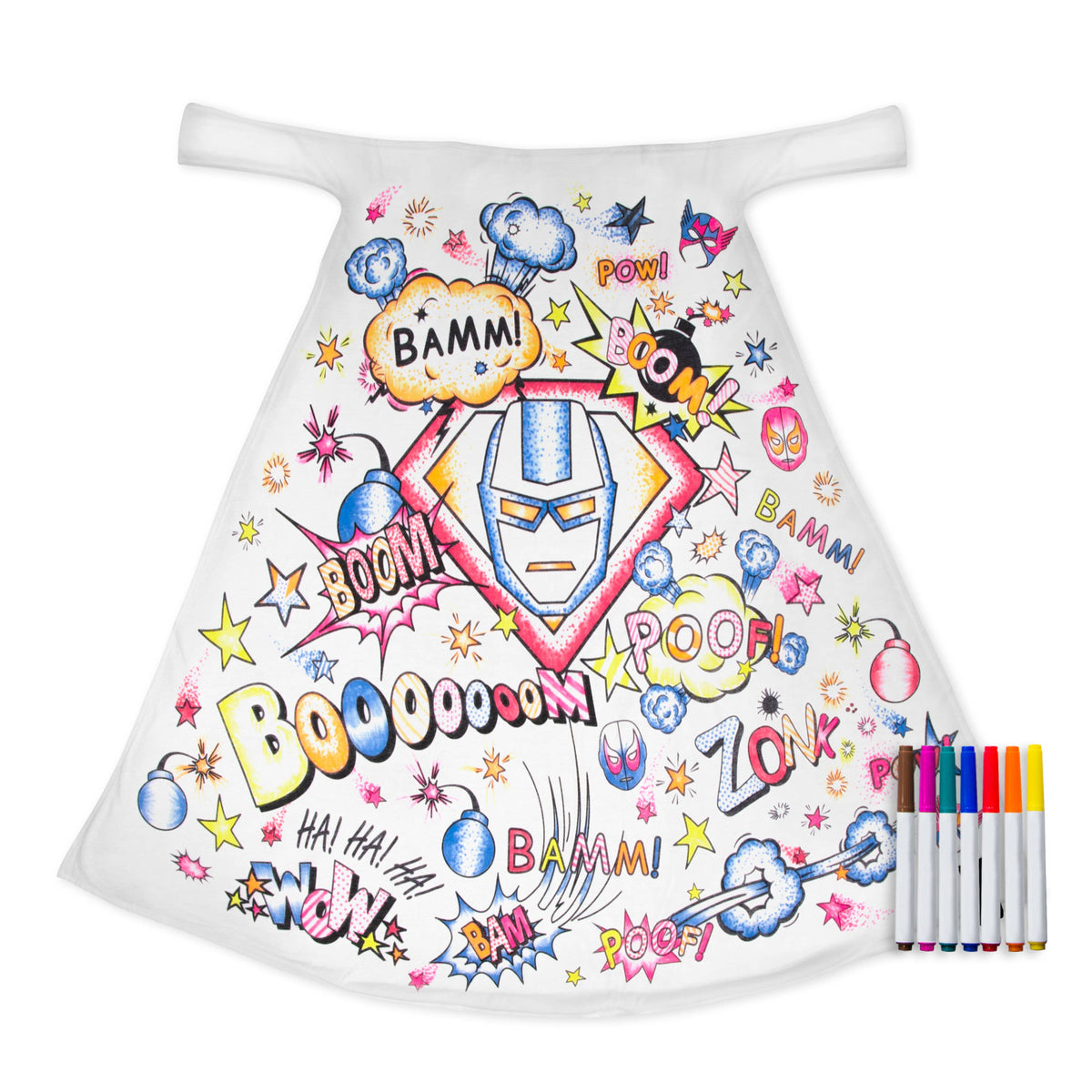 Superhelden-Cape zum ausmalen - nila kids