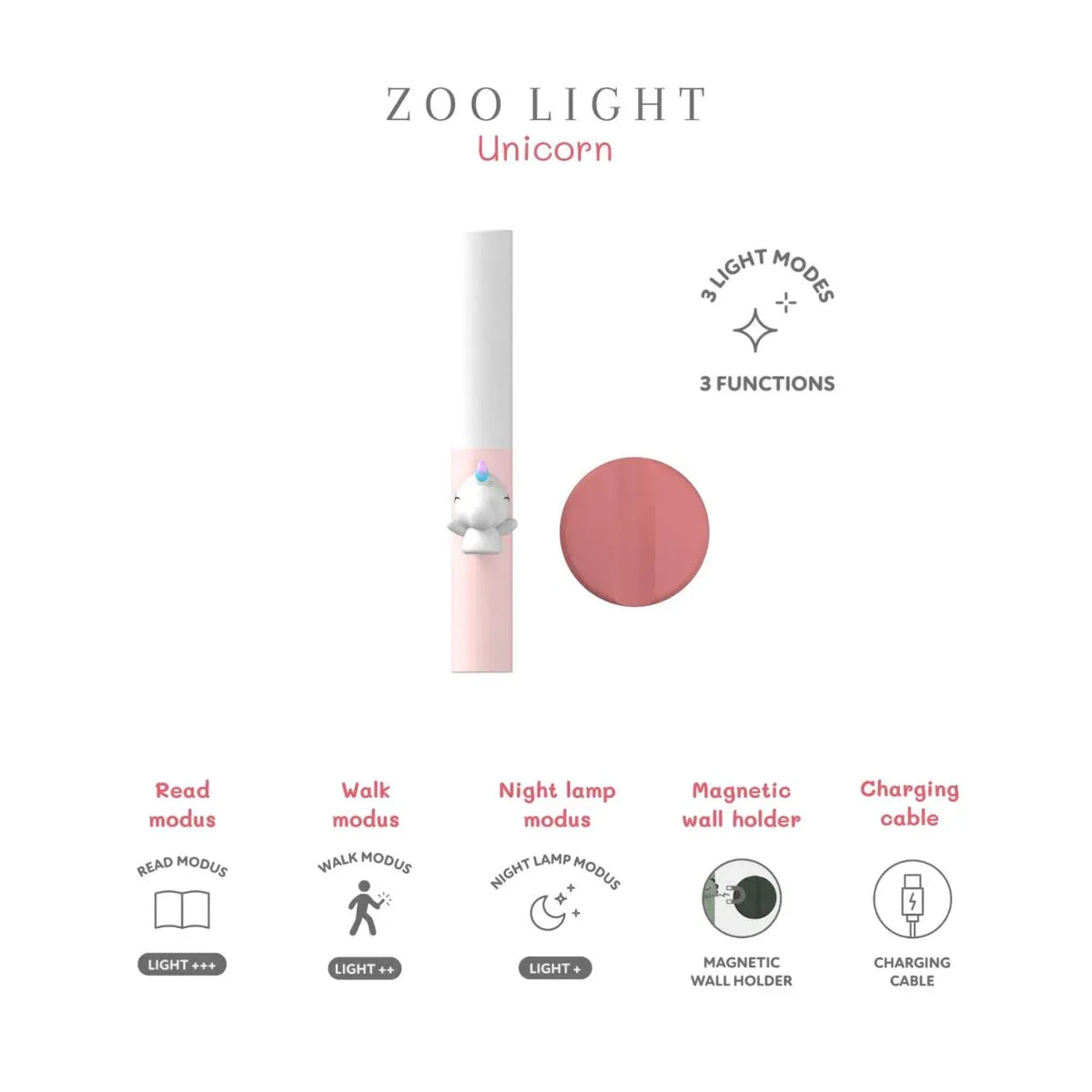 Nachtlicht - Zoo Light Unicorn - nila kids