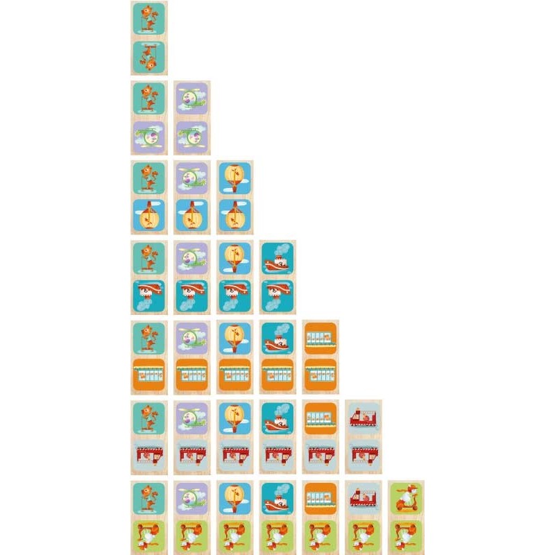 Dominos 28-Holzteile - nila kids