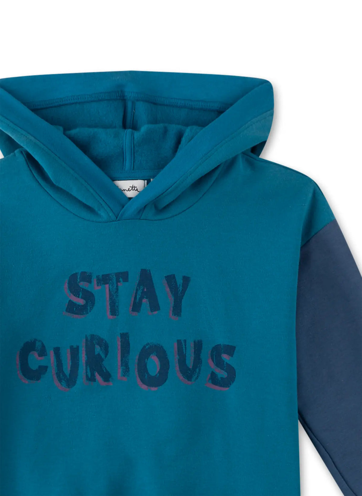 Sweatshirt Kapuze stay curious GOTS - nila kids