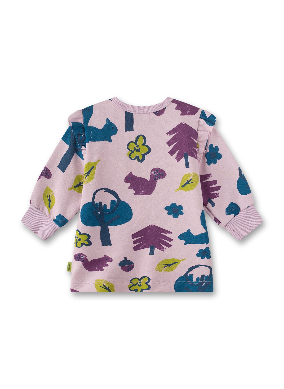 Baby Sweat Kleid Eichhörnchen GOTS - nila kids