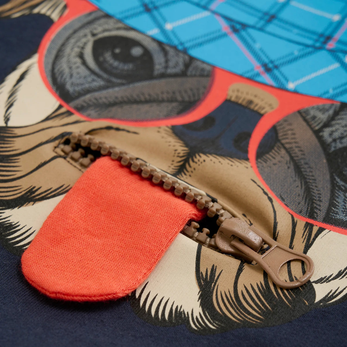 Sweatshirt mit Print von Minymo